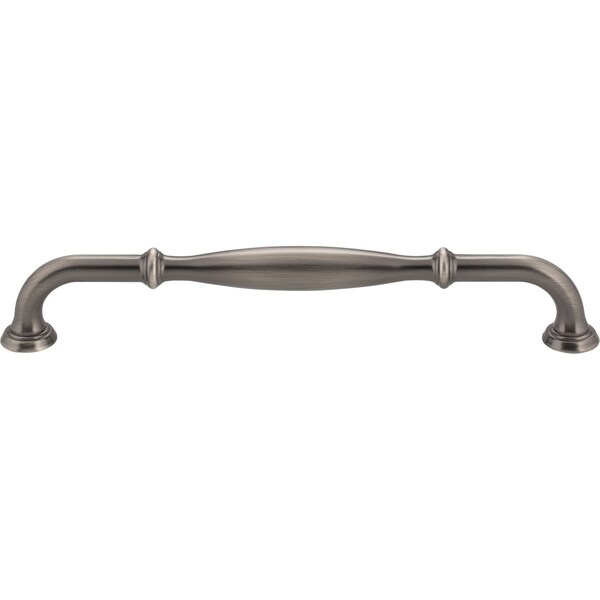 192 Mm Center-to-Center Brushed Pewter Tiffany Cabinet Pull